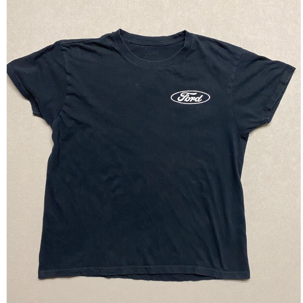 Ford Bronco Graphic T-Shirt Black Vintage 78 Truck Print Short Sleeve Womens L